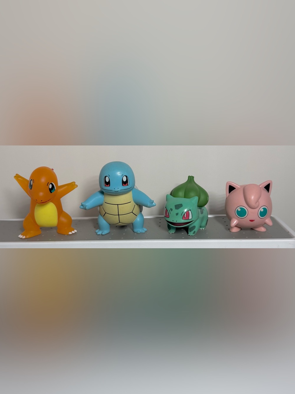 Pokémon Select 4" Vinyl Figures Lot Charmander Squirtle Bulbasaur Jigglypuff